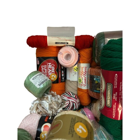 Large Assorted Lot Of Yarn For Crafting & Knitting  Mixed Colors & Textures - Picture 5 of 5
